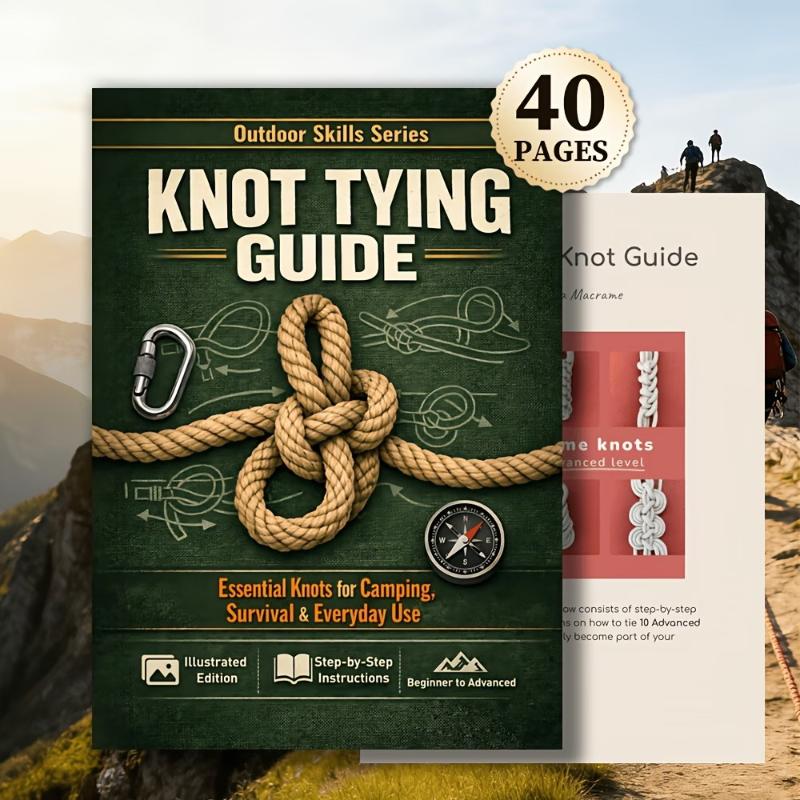 Outdoor Adventure Guide - كتاب دليل أساسيات ربط العقد، 50