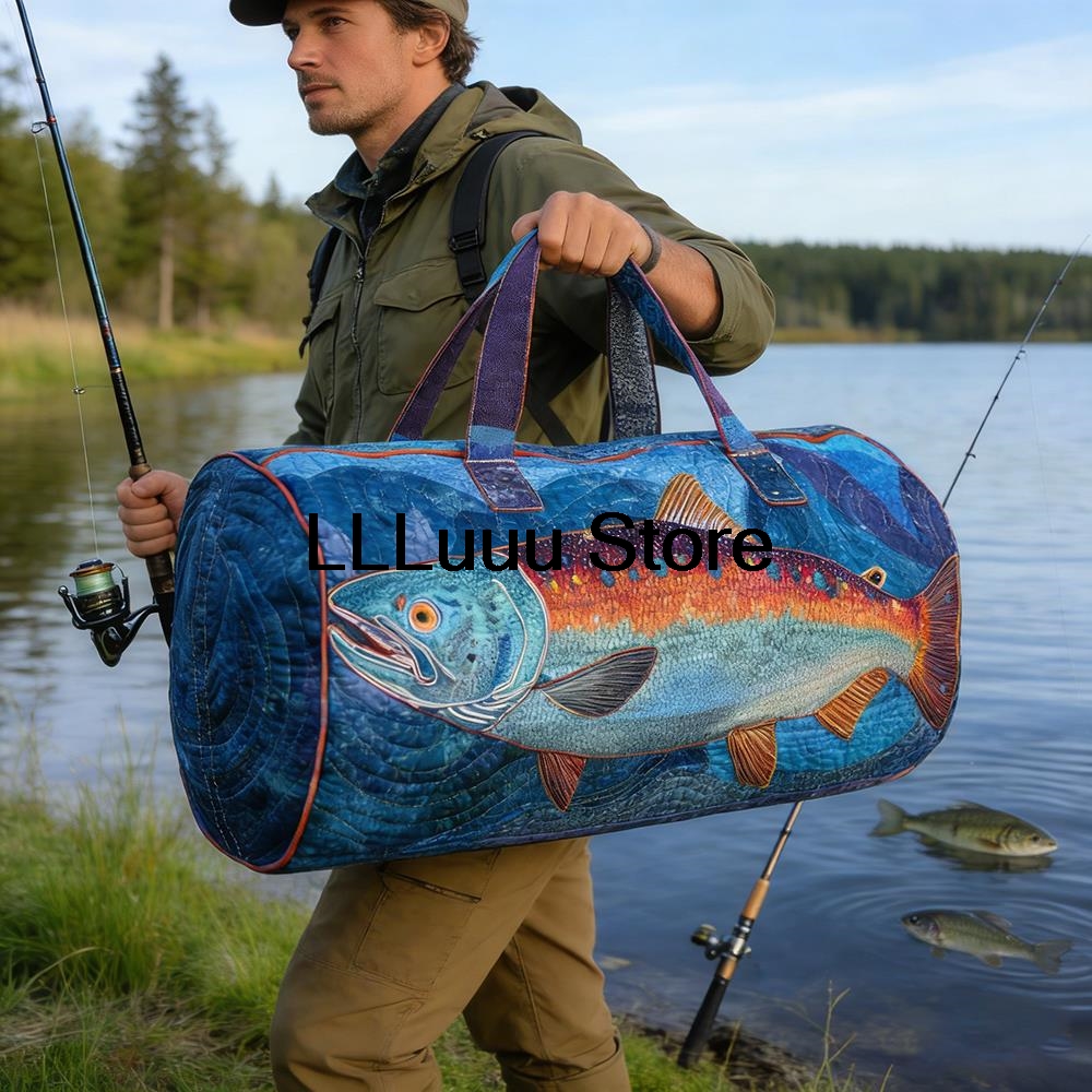 حقيبة صيد مبطنة مطبوعة بتقنية  - مراجعة Outdoor Adventure Quilt وسعره