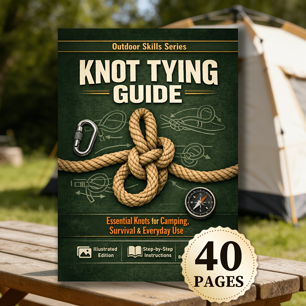 دليل عقد الأربطة للتخييم، 40 ص - مراجعة Outdoor Adventure Guide وسعره