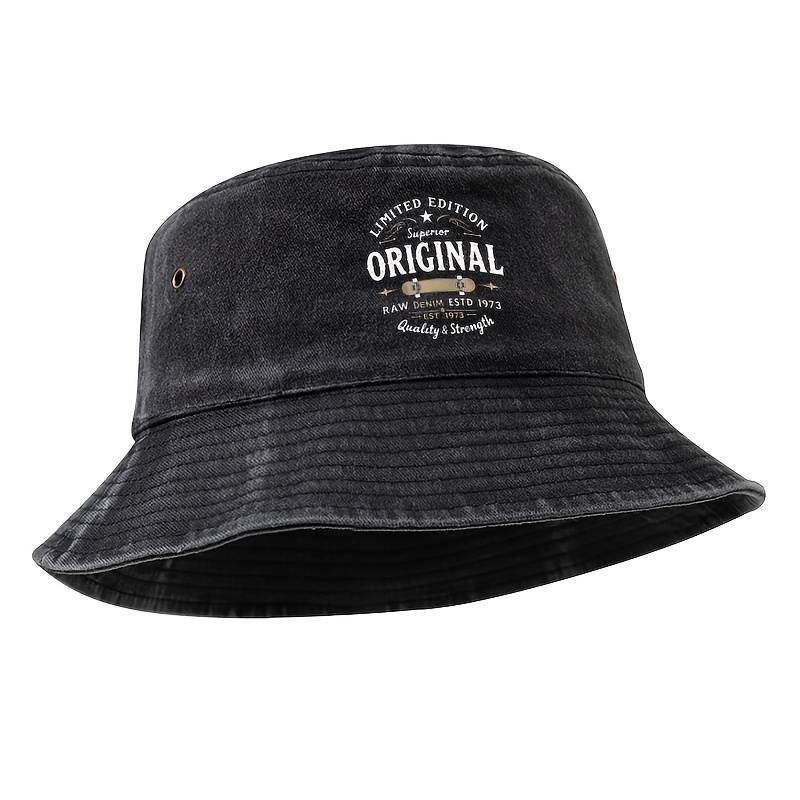 قبعة دلو عصرية للجنسين مع حروف - مراجعة Outdoor Adventure Brand وسعره