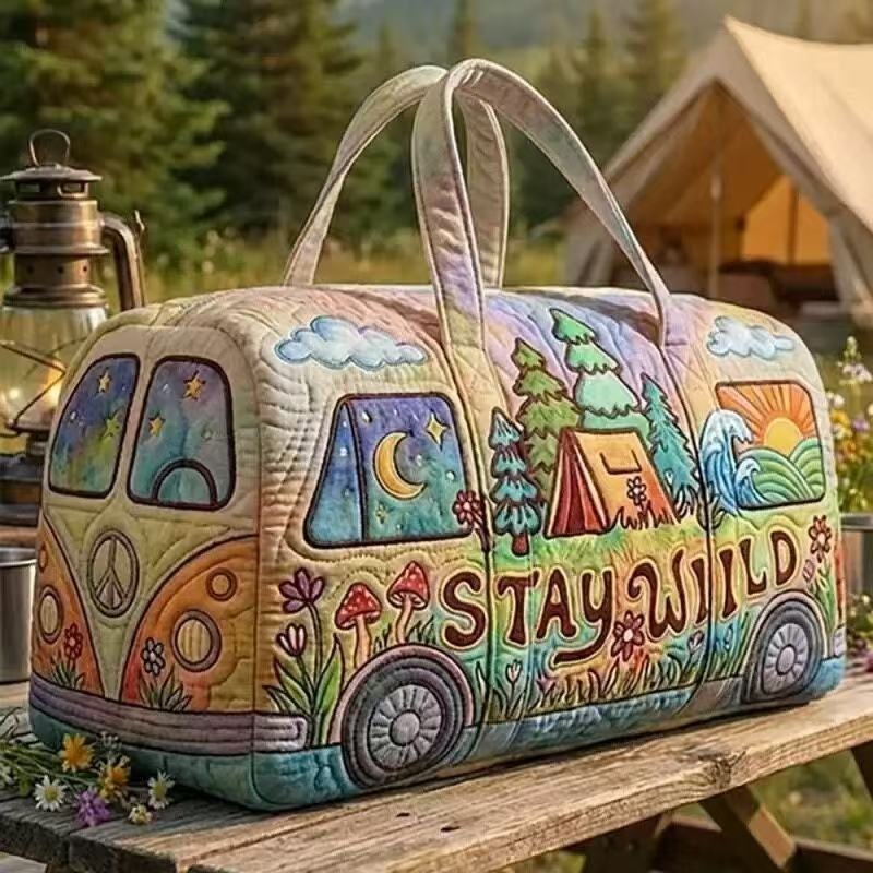حقيبة سفر مبطنة بتصميم عربة ال - مراجعة Outdoor Adventure Quilt وسعره