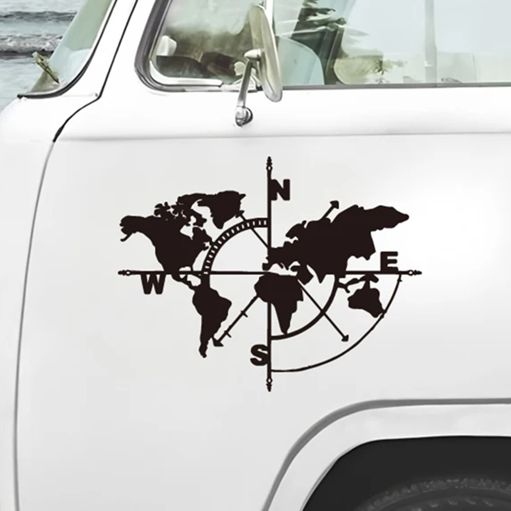 ملصق فينيل لخريطة العالم مع بو - مراجعة Outdoor Adventure Jeep وسعره