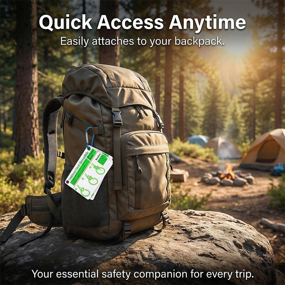بطاقات دليل العقدات الخارجية ا - مراجعة Outdoor Adventure Guide وسعره
