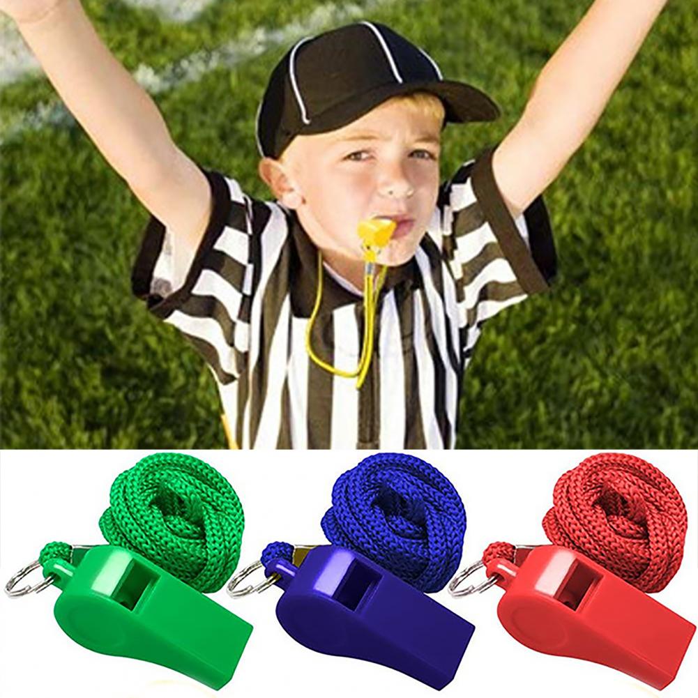 10 قطعة صفارات بلاستيكية مع اس - مراجعة Emergency Whistle Pea وسعره